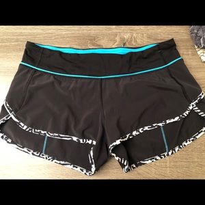 Lululemon Speed Shorts size 8